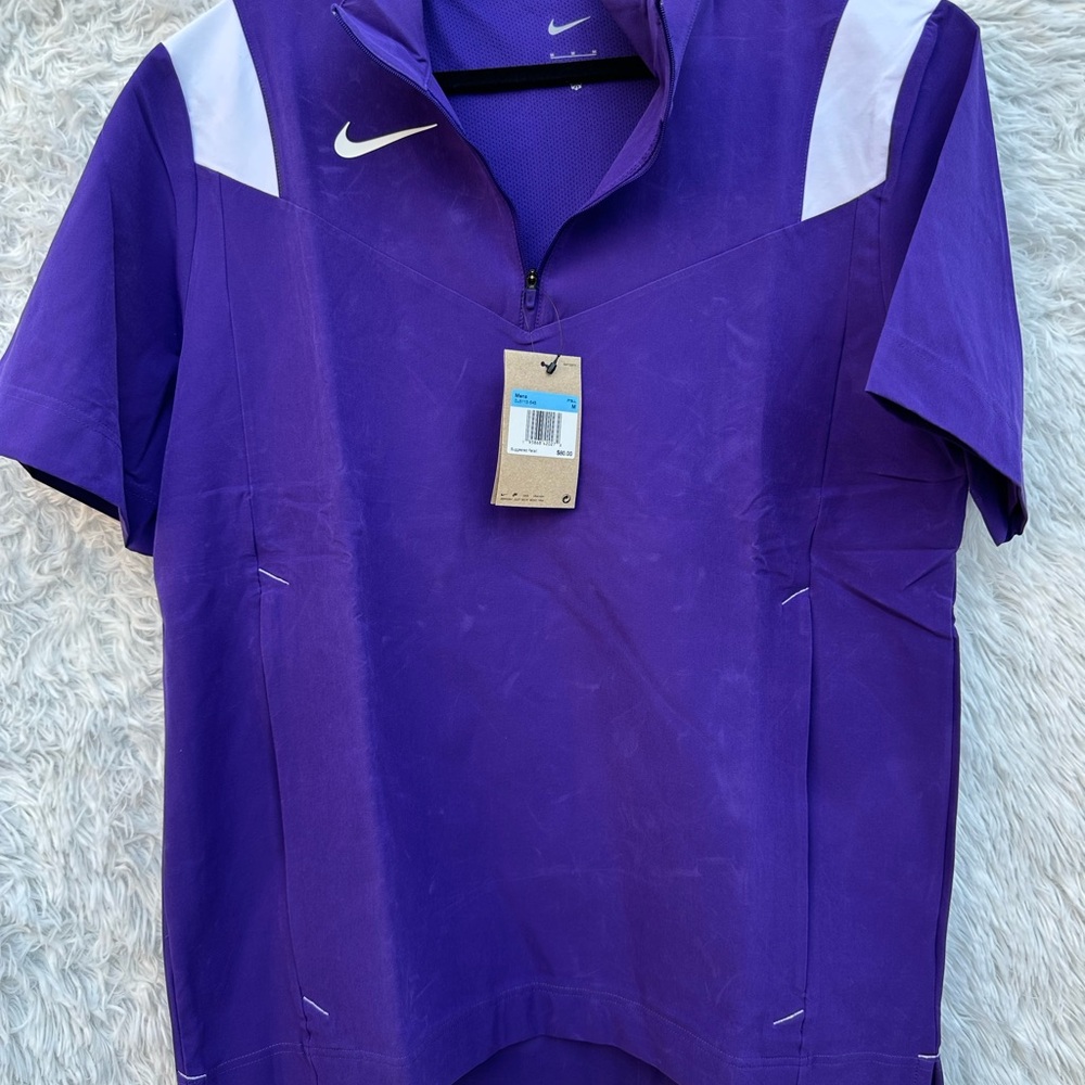 Nike x Sportswear Trend Oversized Work Shirt Purple DJ5113-545 Men’s Size M